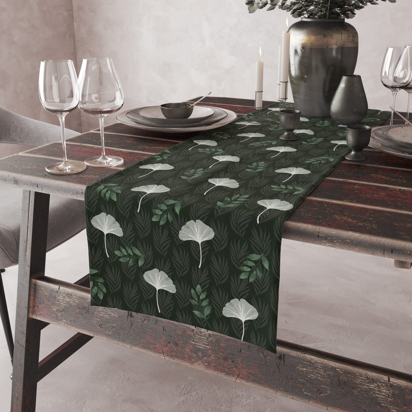 Tropical Green| Table Runner| Premium Quality| Table Linen| Kitchen Linen image 6