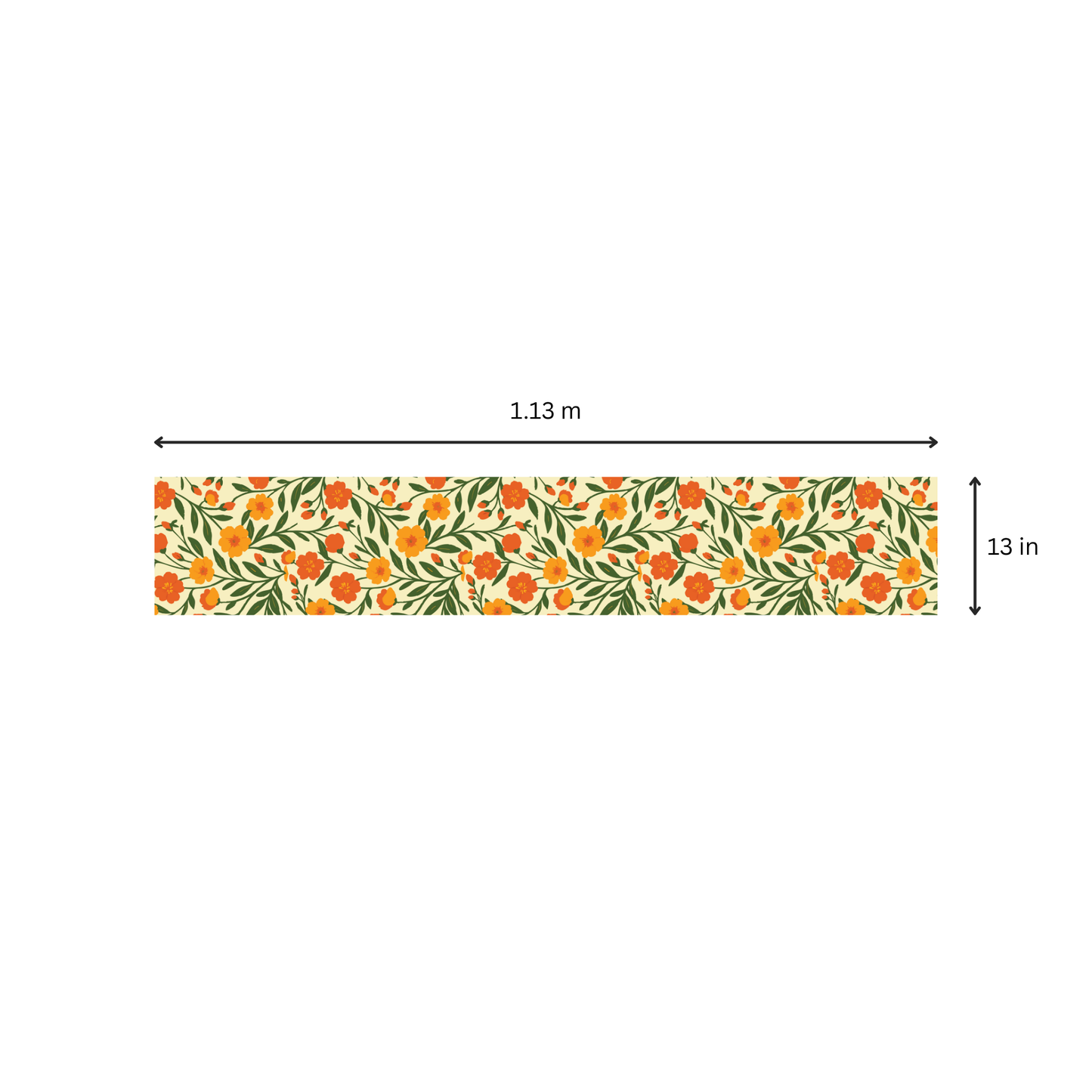 Bright Floral | Table Runner | Table Linen | Kitchen And Table Linen