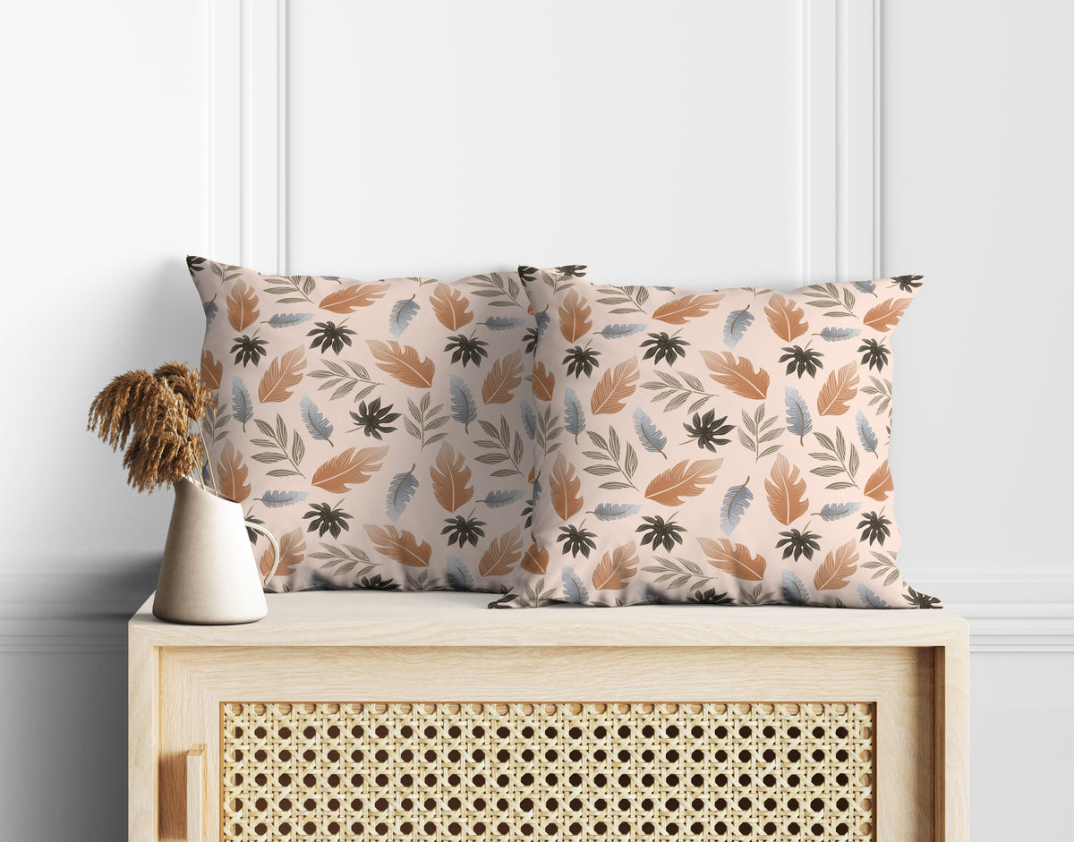 Earthy Foliage Cushion Cover Set of 2