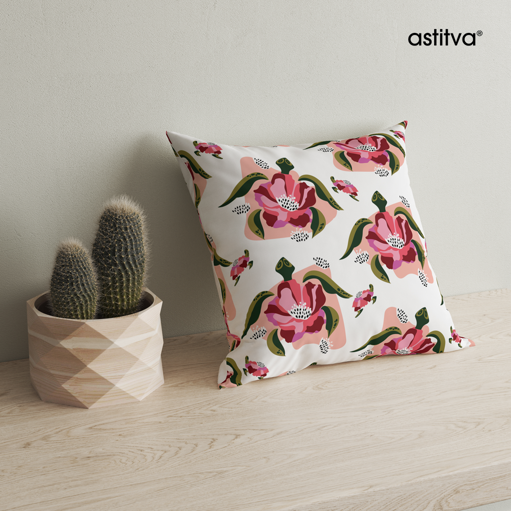 Blush Bloom Cushion Cover Set of 2