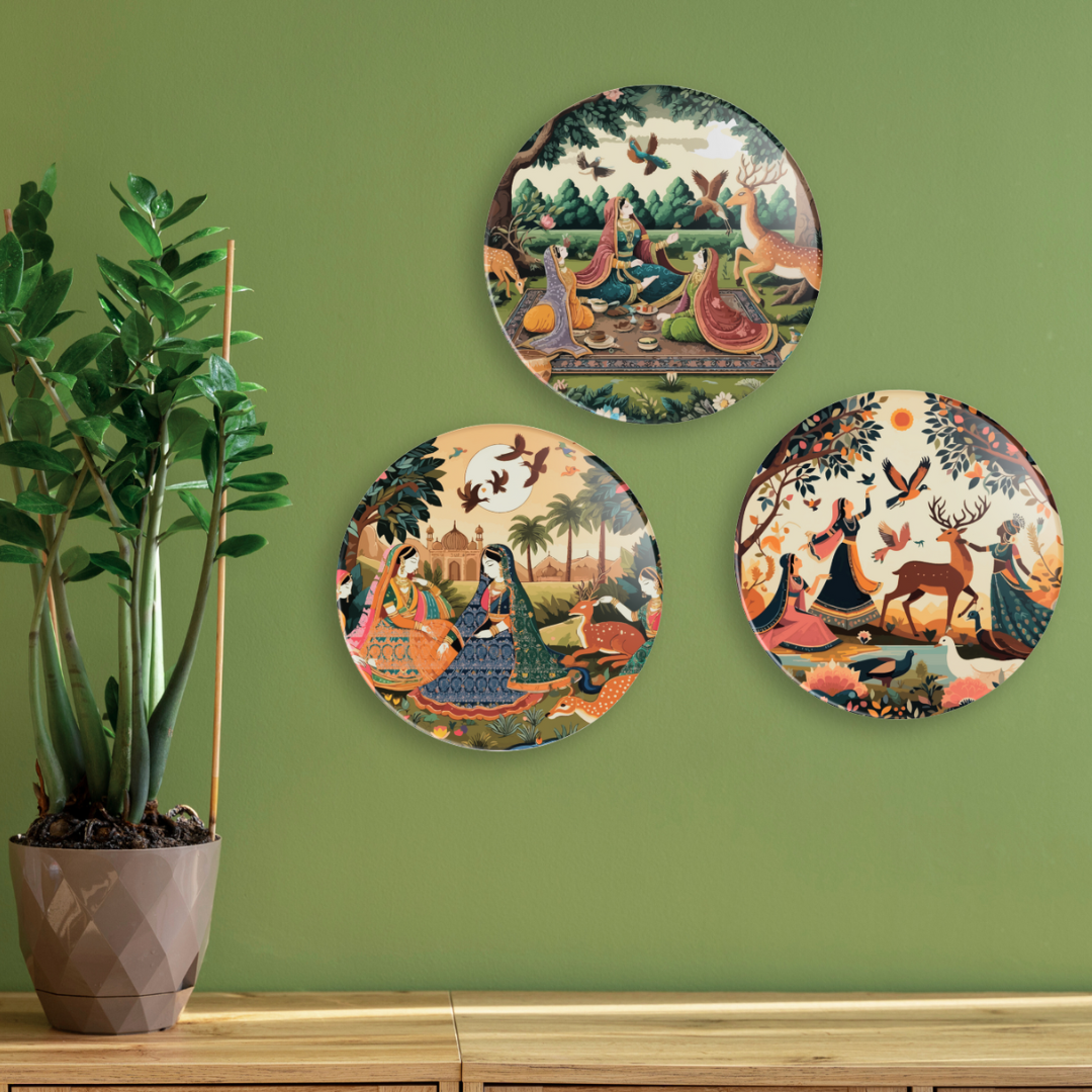 Mughal | Premium Quality | Wall Plates/ Wall Art | Wall Hanging image 2