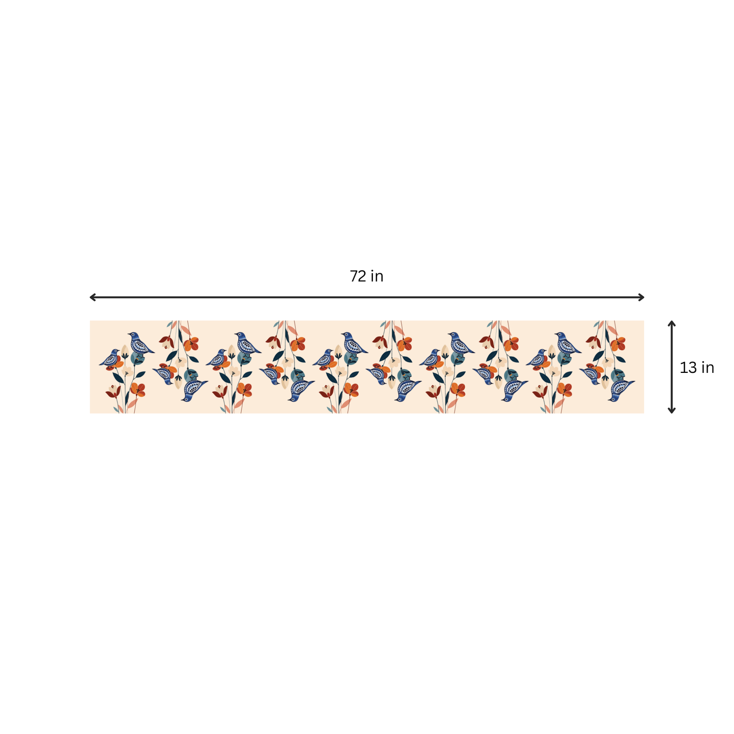 Floral Birdy | Table Runner | Table Linen | Kitchen And Table Linen