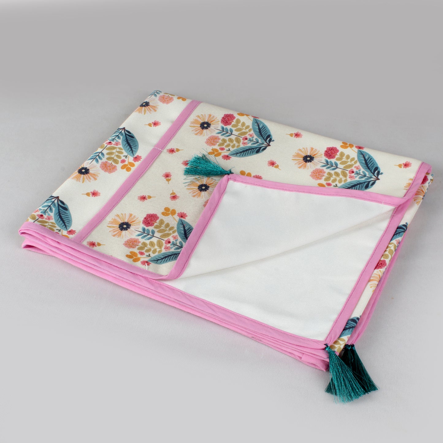 Pink Floral | Premium Quality | Fridge Cover | Fridge Protecter image 2