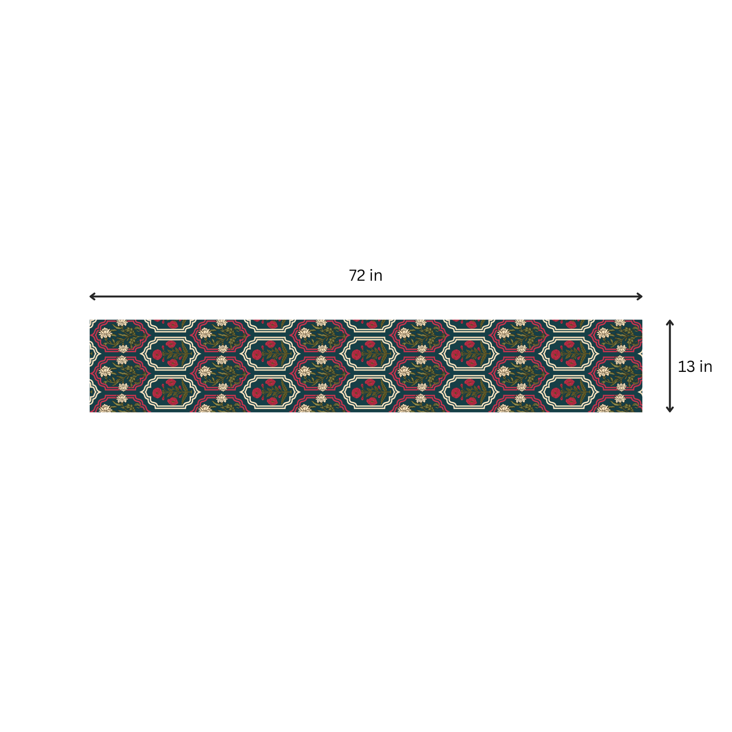 Rajputana Wallflower | Table Linen/ Kitchen Linen| Table Runner| Premium Quality