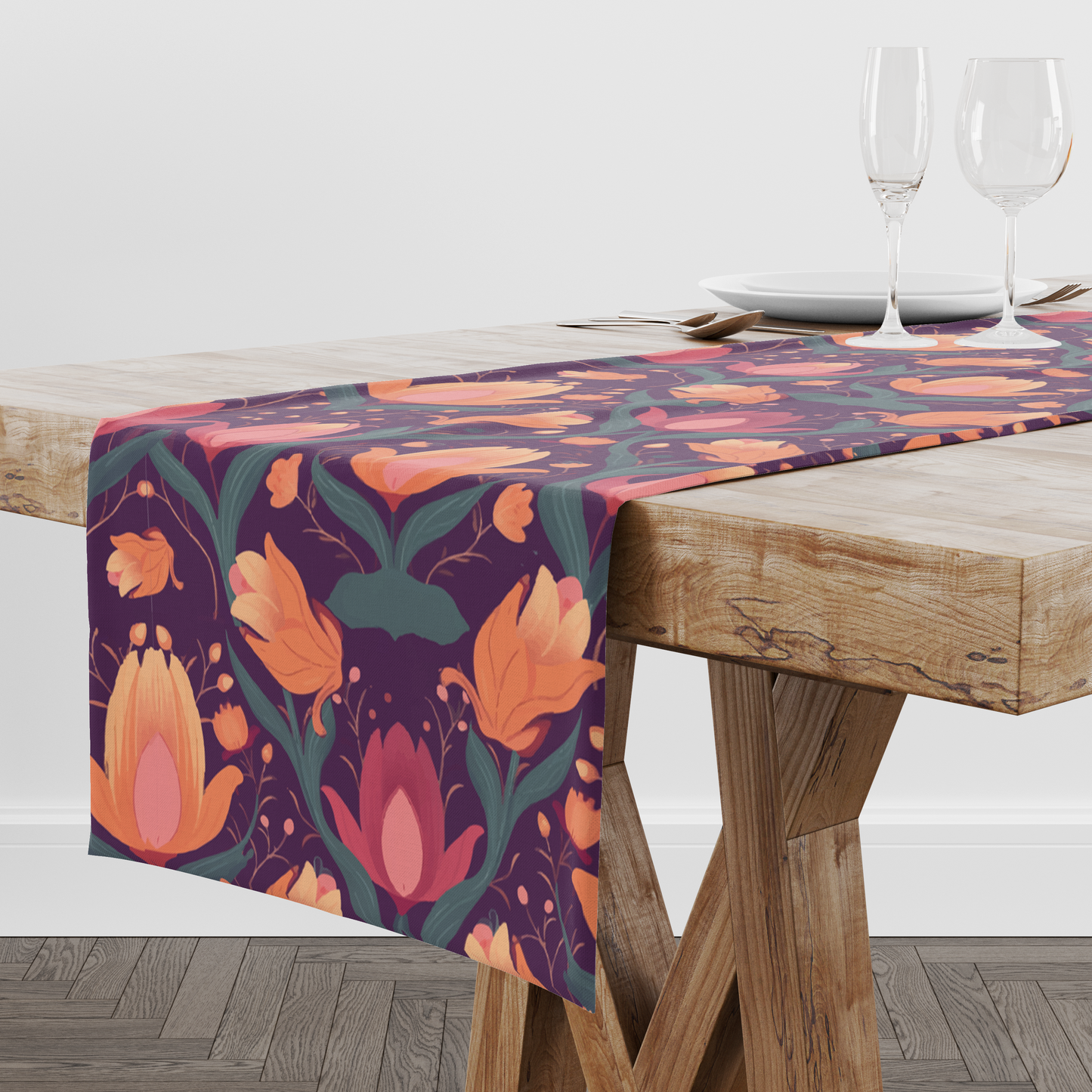 BuddingLotus | Table Linen/ Kitchen Linen| Table Runner| Premium Quality