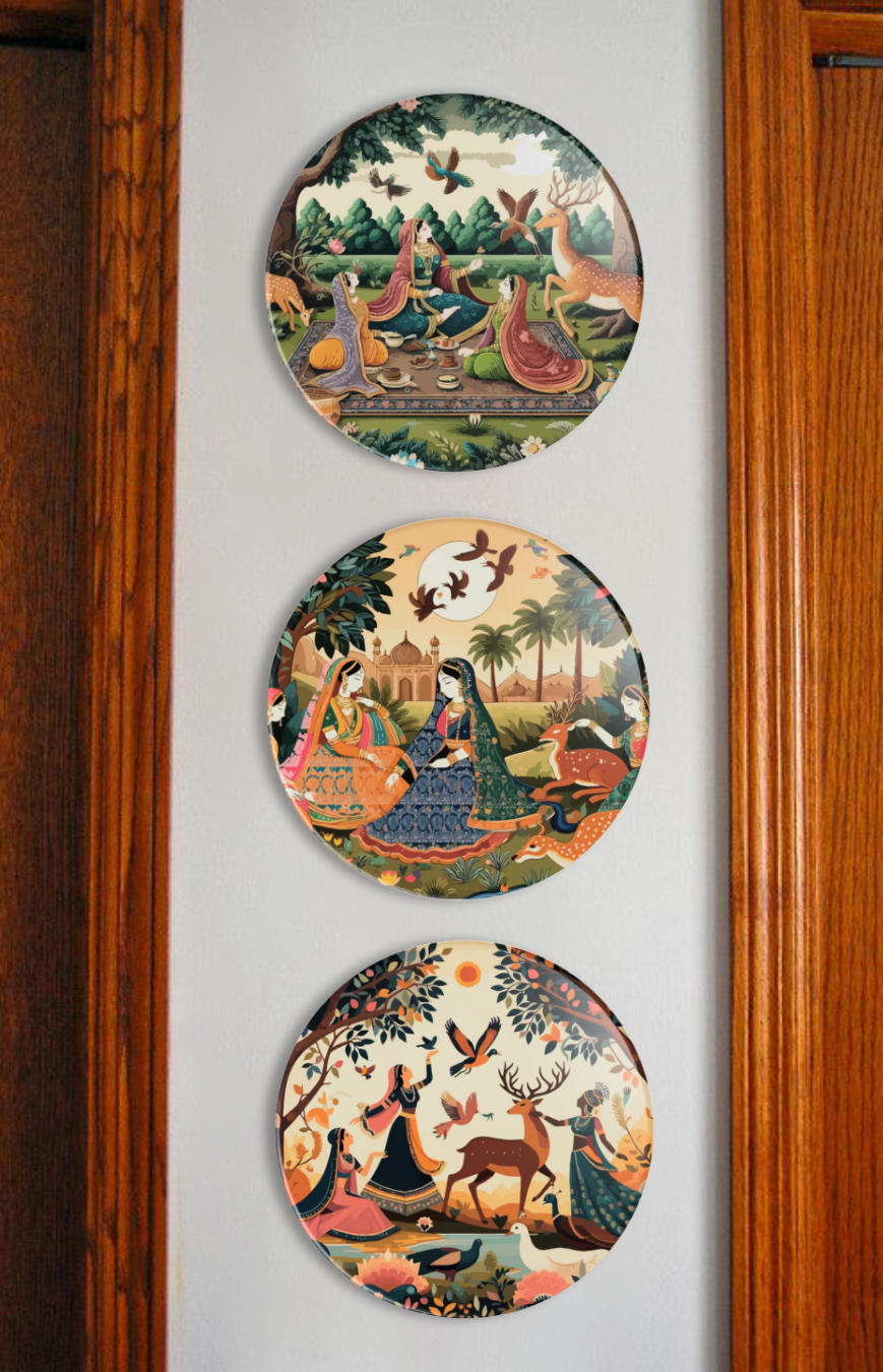 Mughal | Premium Quality | Wall Plates/ Wall Art | Wall Hanging