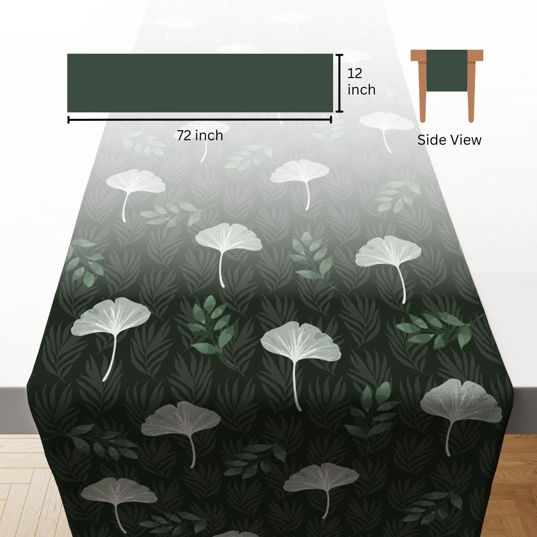 Tropical Green| Table Runner| Premium Quality| Table Linen| Kitchen Linen image 9