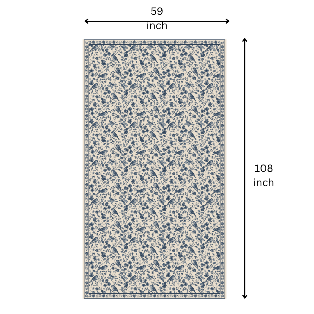 Birds Roots | Premium Quality | Table Cloth | 6 seater Dining Table Cloth
