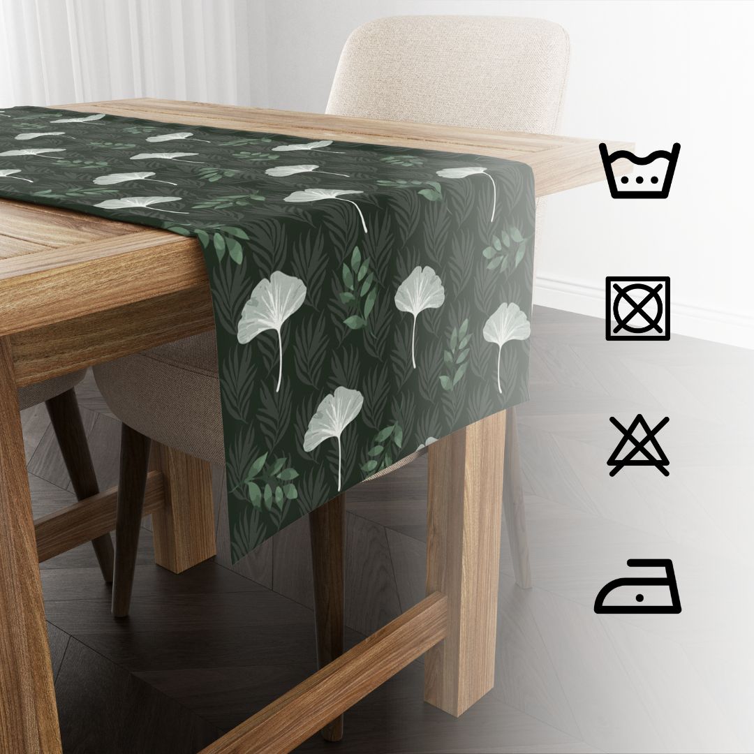 Tropical Green| Table Runner| Premium Quality| Table Linen| Kitchen Linen image 8