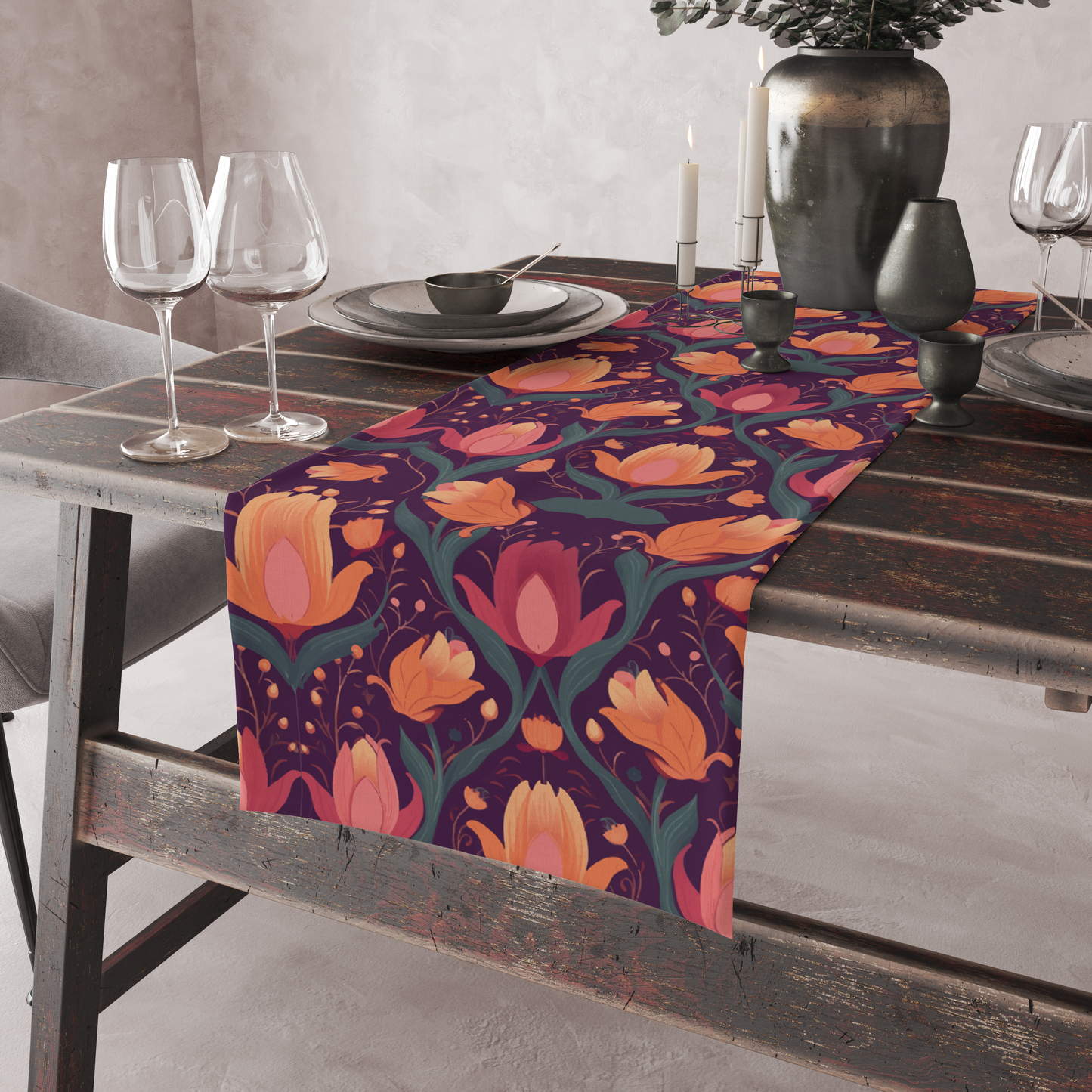 BuddingLotus | Table Linen/ Kitchen Linen| Table Runner| Premium Quality