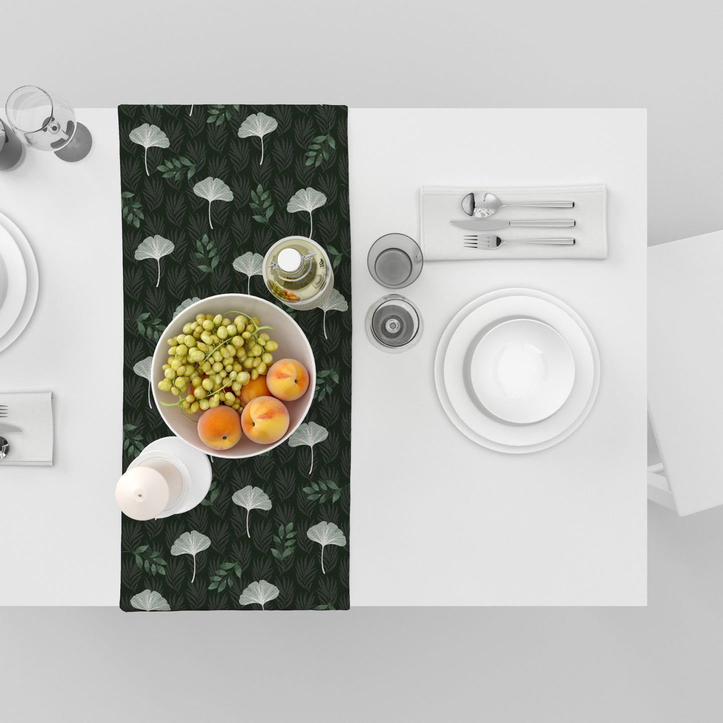 Tropical Green| Table Runner| Premium Quality| Table Linen| Kitchen Linen image 7