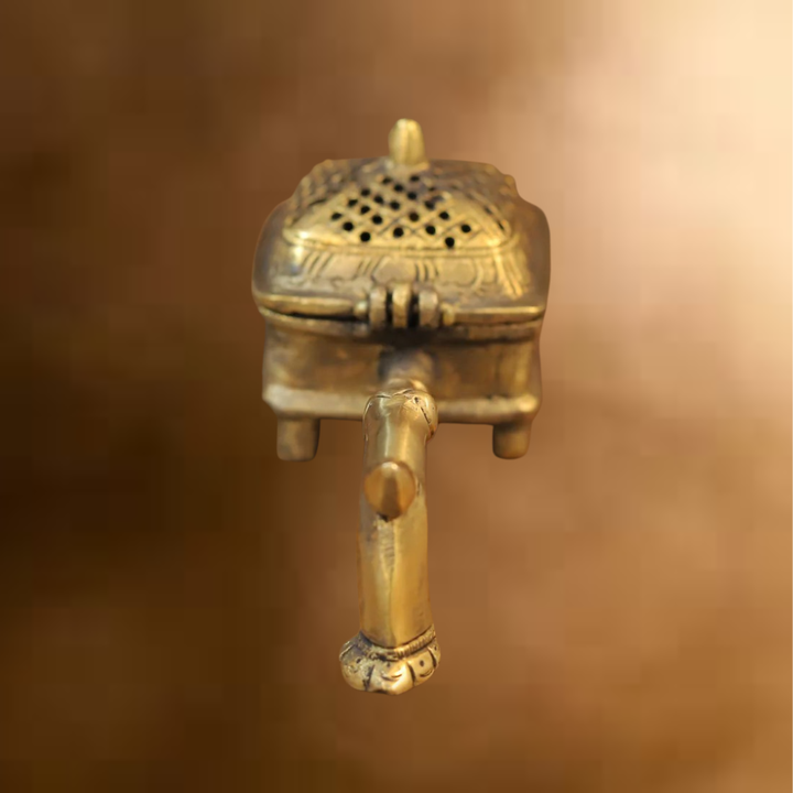 Brass Inscense Burner, Fine Golden Finish 2.5"