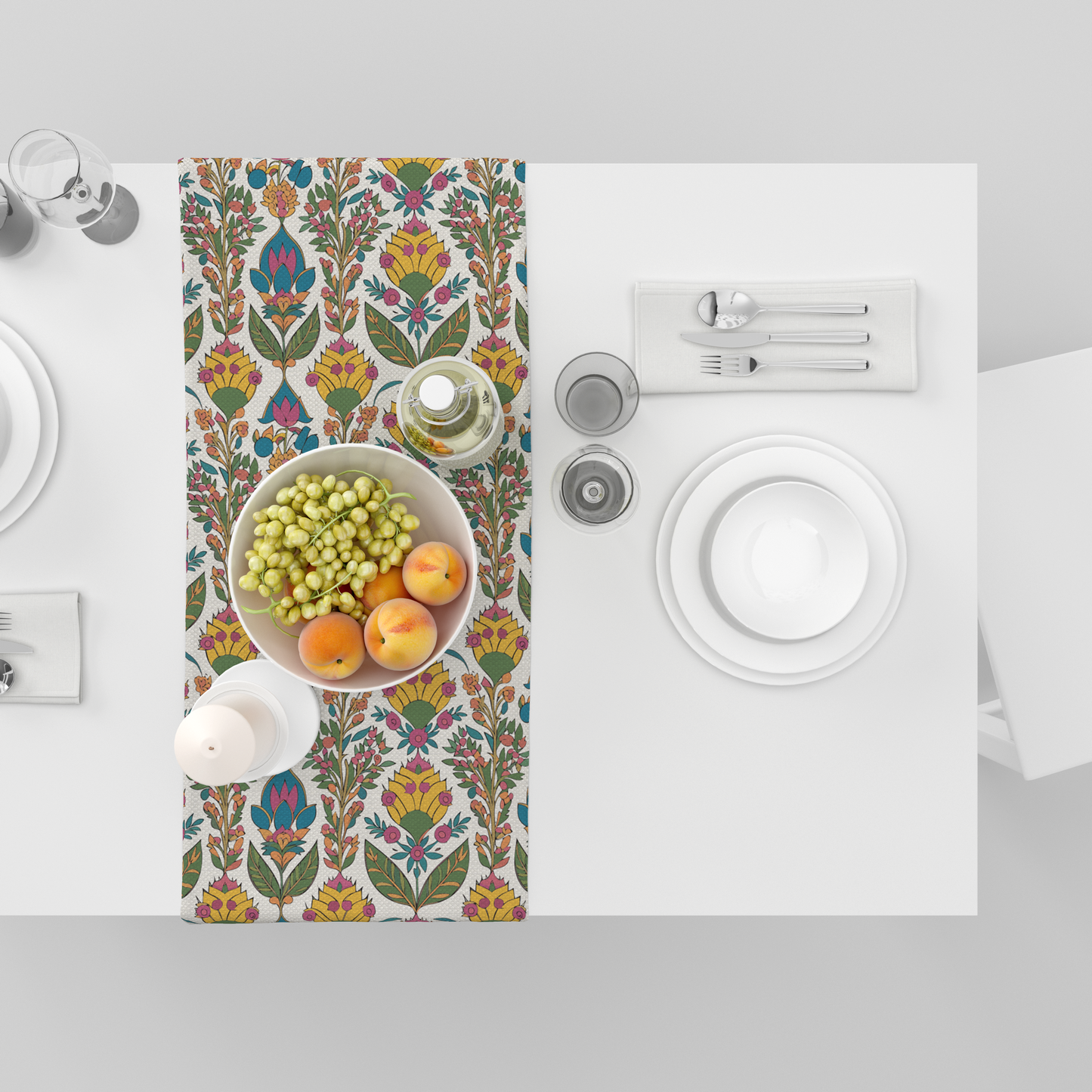 Yellow Flowers | Table Runner/ Table Linen| Premium Quality| Kitchen Linen
