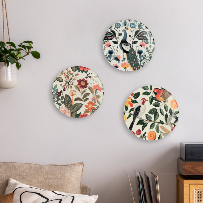 Floral | Premium Quality | Wall Plates/ Wall Art | Wall Hanging image 2