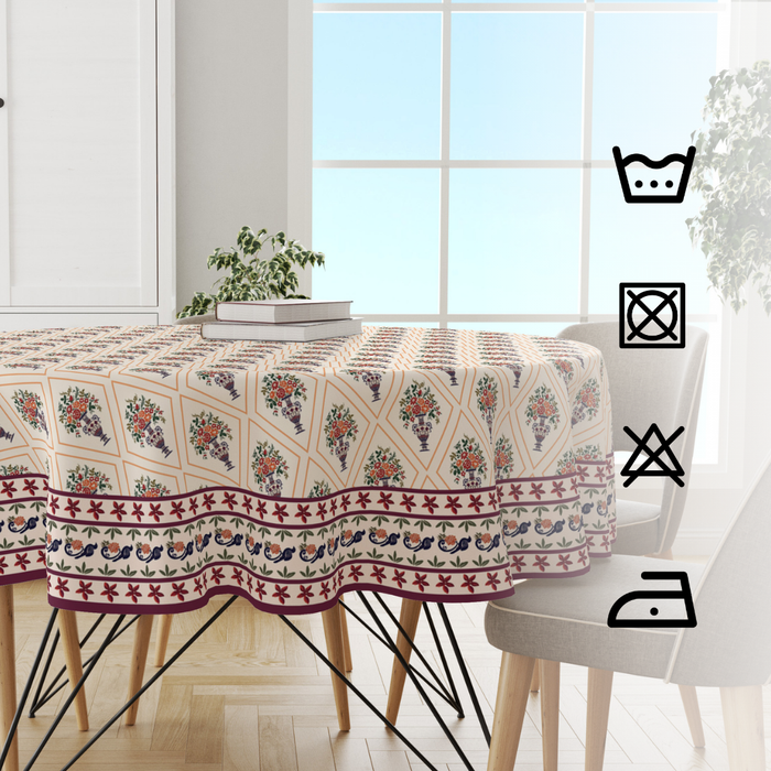 Flower Vase| Premium Quality | Table Cloth/ Table Linen | Kitchen Linen image 2