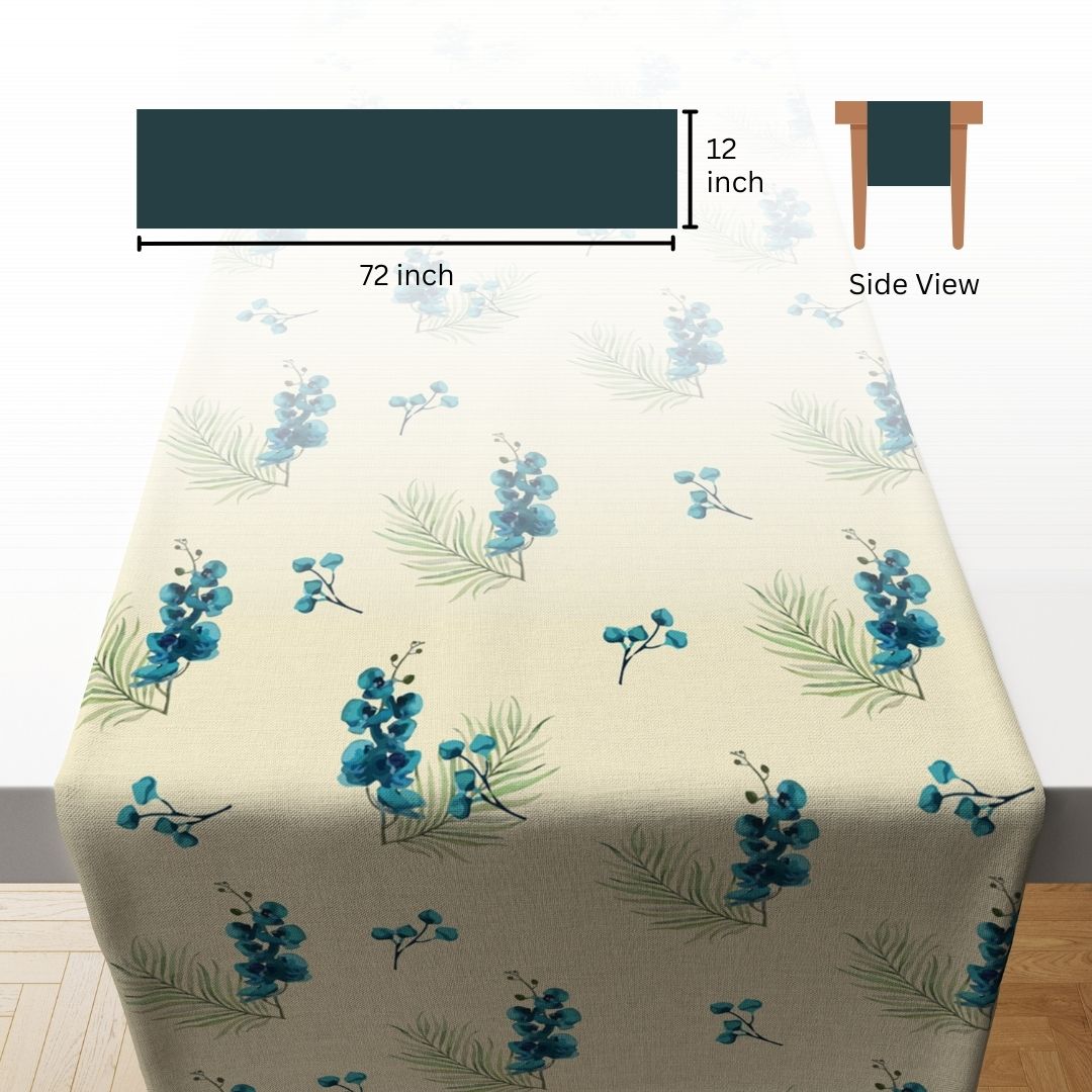 Watery Petal | Table Runner/ Table Linen| Premium Quality| Kitchen Linen image 9