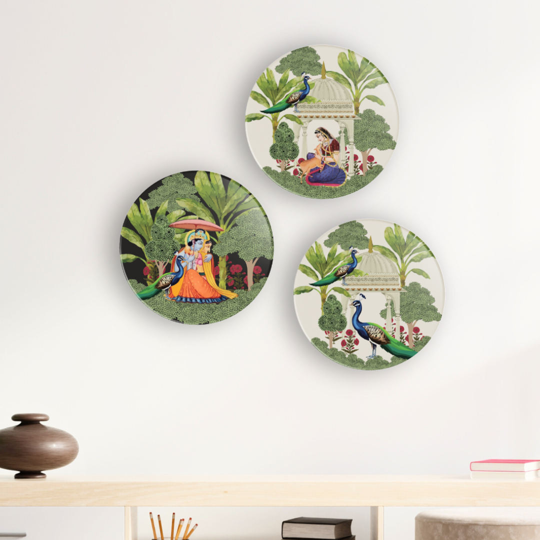 Madhubani | Premium Quality | Wall Plates/ Wall Art | Wall Hanging image 1