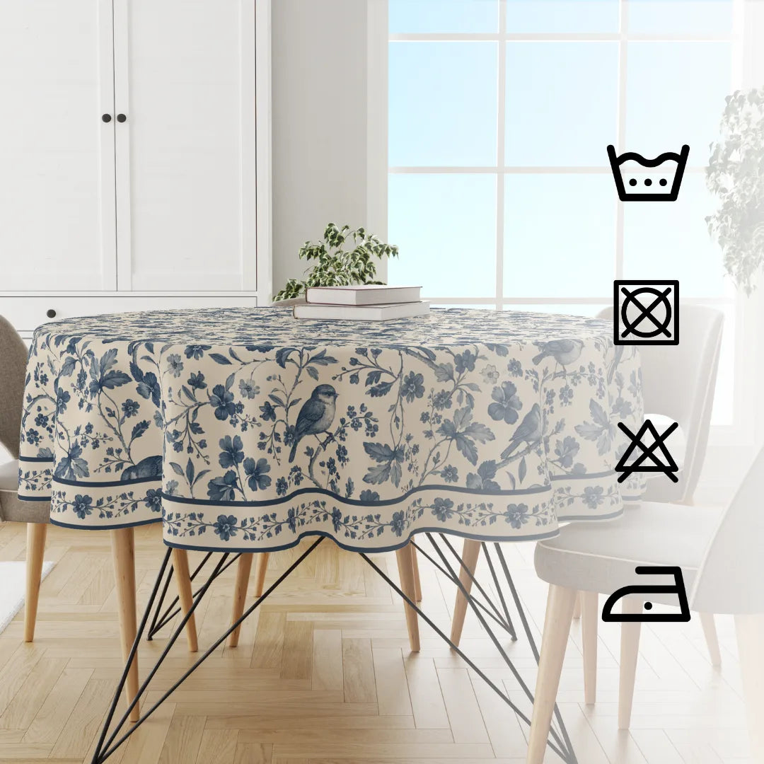 Birds Roots| Premium Quality | Table Cloth/ Table Linen | Kitchen Linen image 3