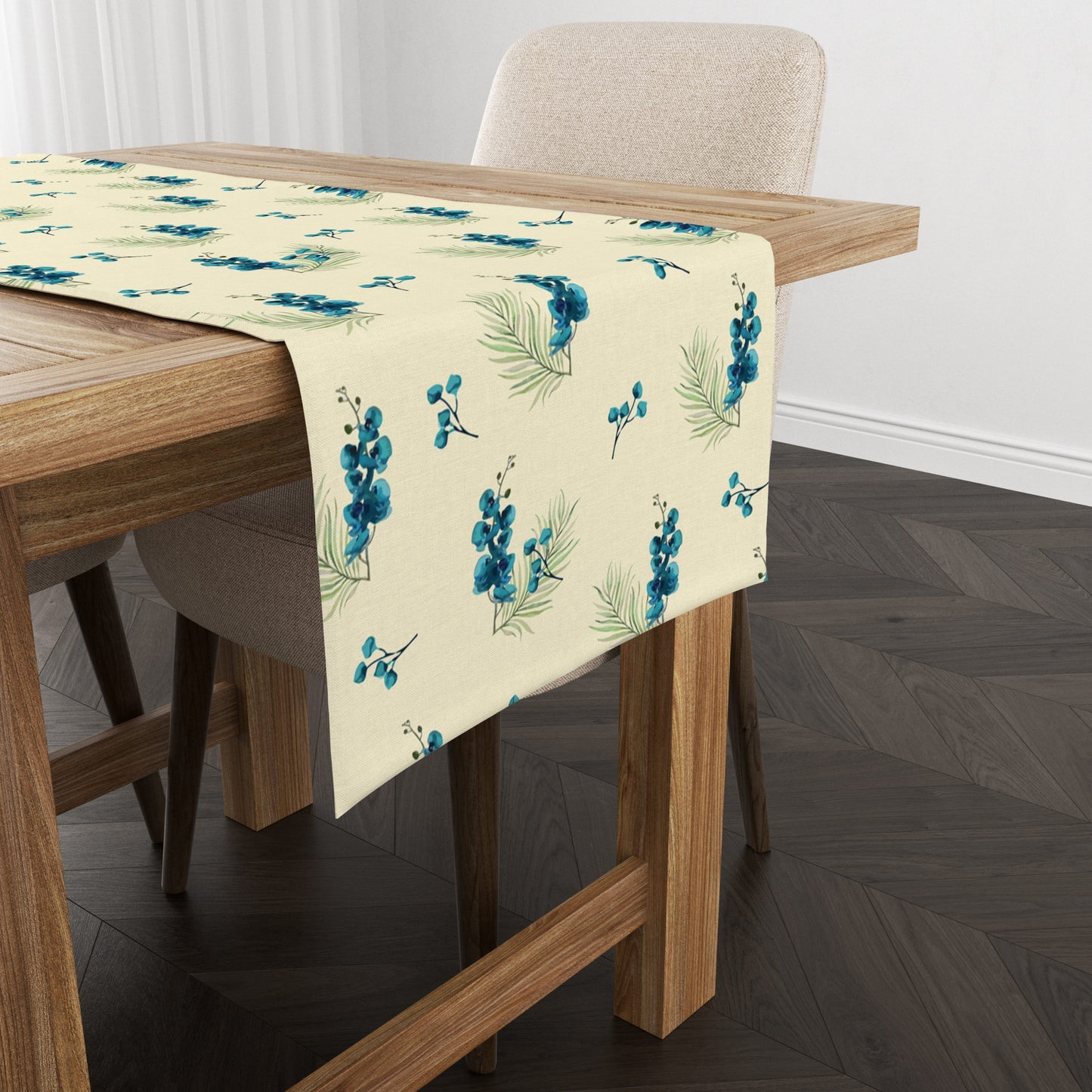 Watery Petal | Table Runner/ Table Linen| Premium Quality| Kitchen Linen image 4