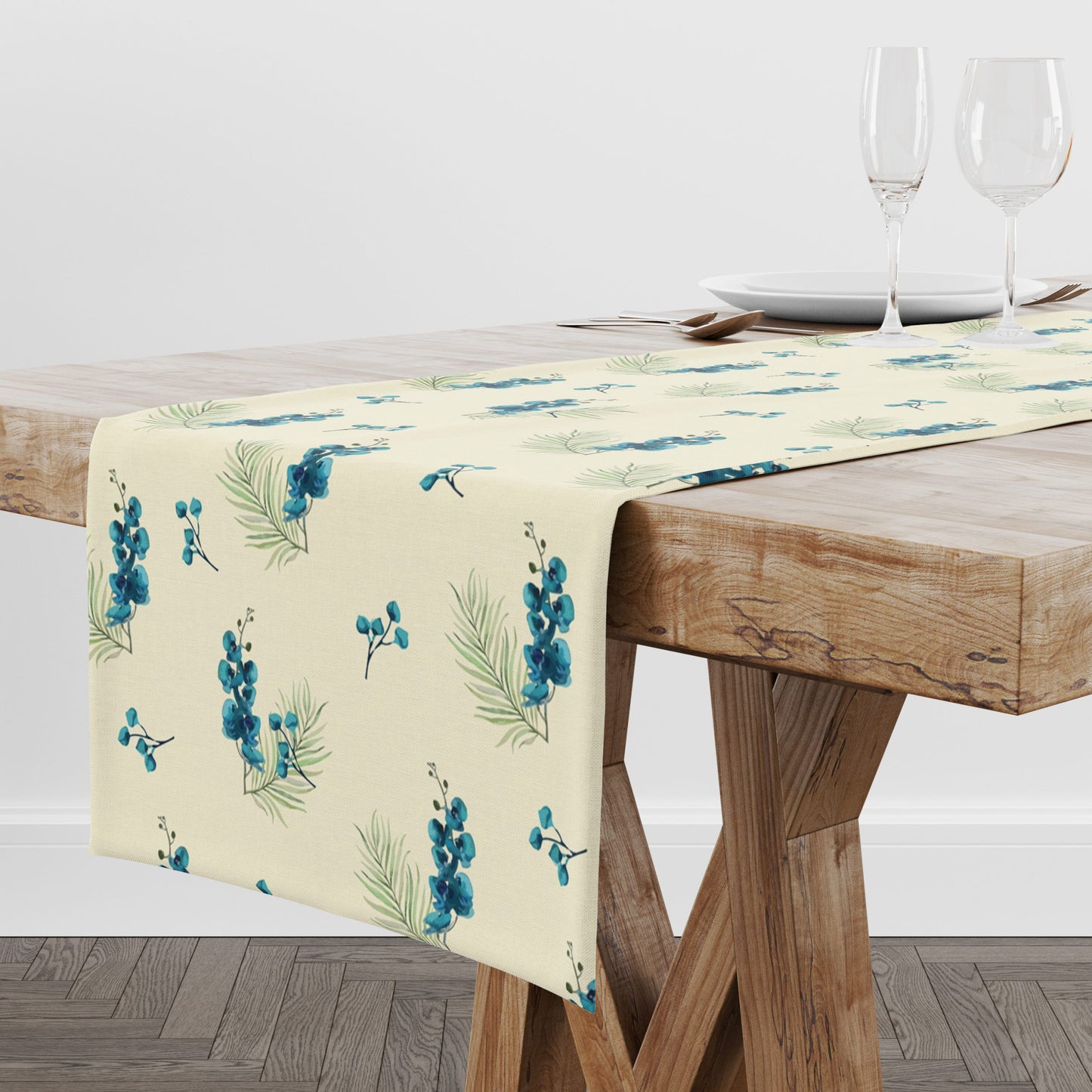 Watery Petal | Table Runner/ Table Linen| Premium Quality| Kitchen Linen image 7