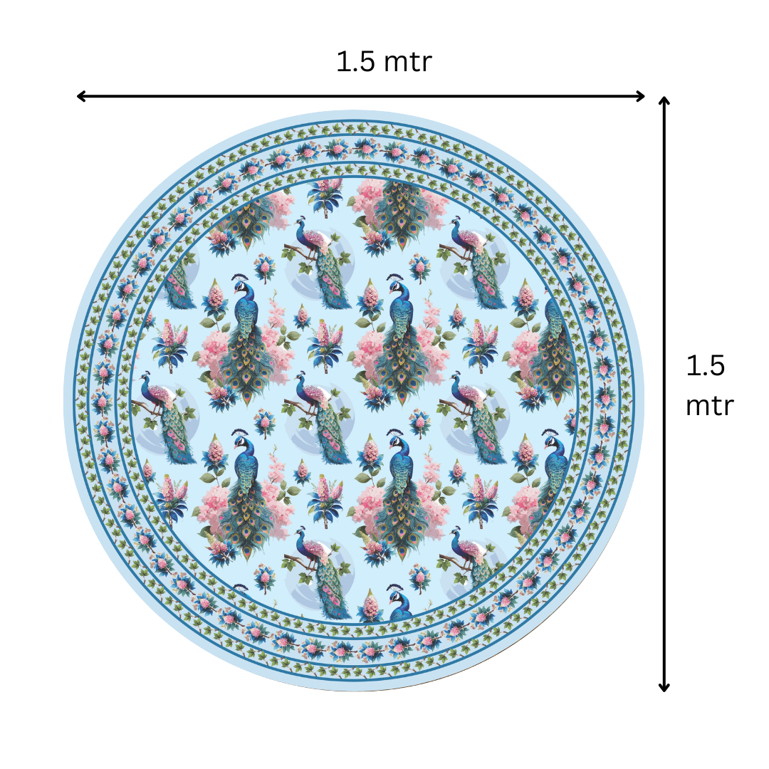Peacock | Premium Quality | Table Cloth/ Table Linen | Kitchen Linen image 5