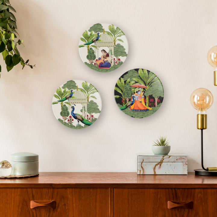 Madhubani | Premium Quality | Wall Plates/ Wall Art | Wall Hanging image 0