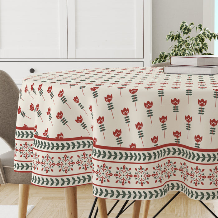 Floral Petal | Premium Quality | Table Cloth/ Table Linen | Kitchen Linen