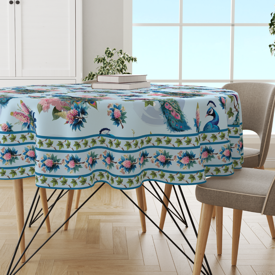 Peacock | Premium Quality | Table Cloth/ Table Linen | Kitchen Linen image 0