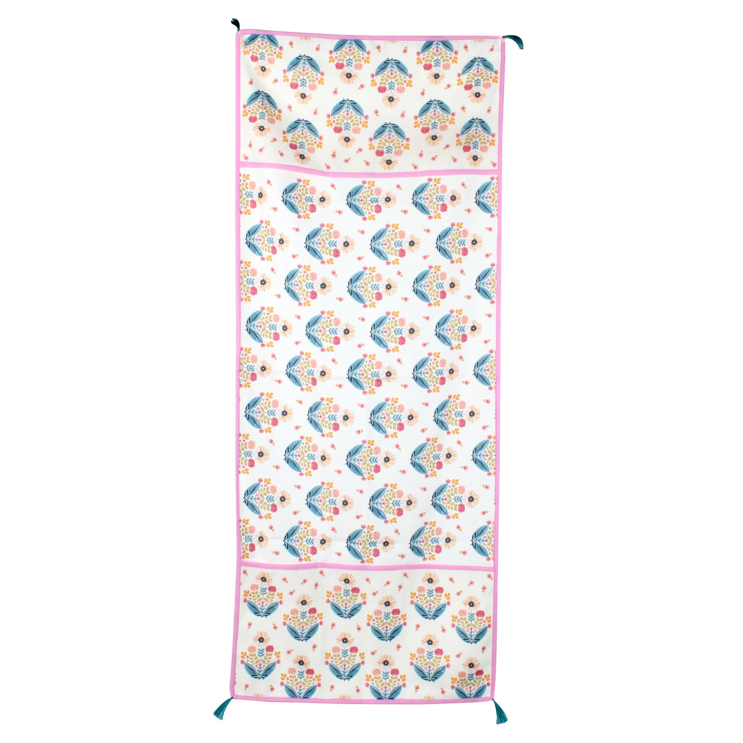 Pink Floral | Premium Quality | Fridge Cover | Fridge Protecter image 1
