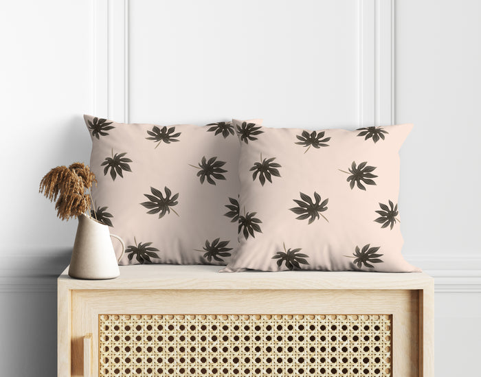 Tropical leaf Cushion Cover Set of 2