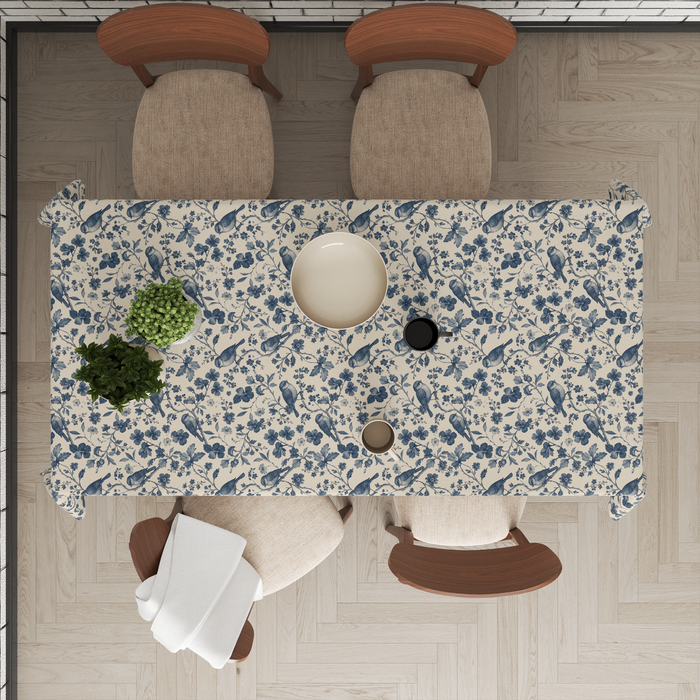 Birds Roots | Premium Quality | Table Cloth | 6 seater Dining Table Cloth