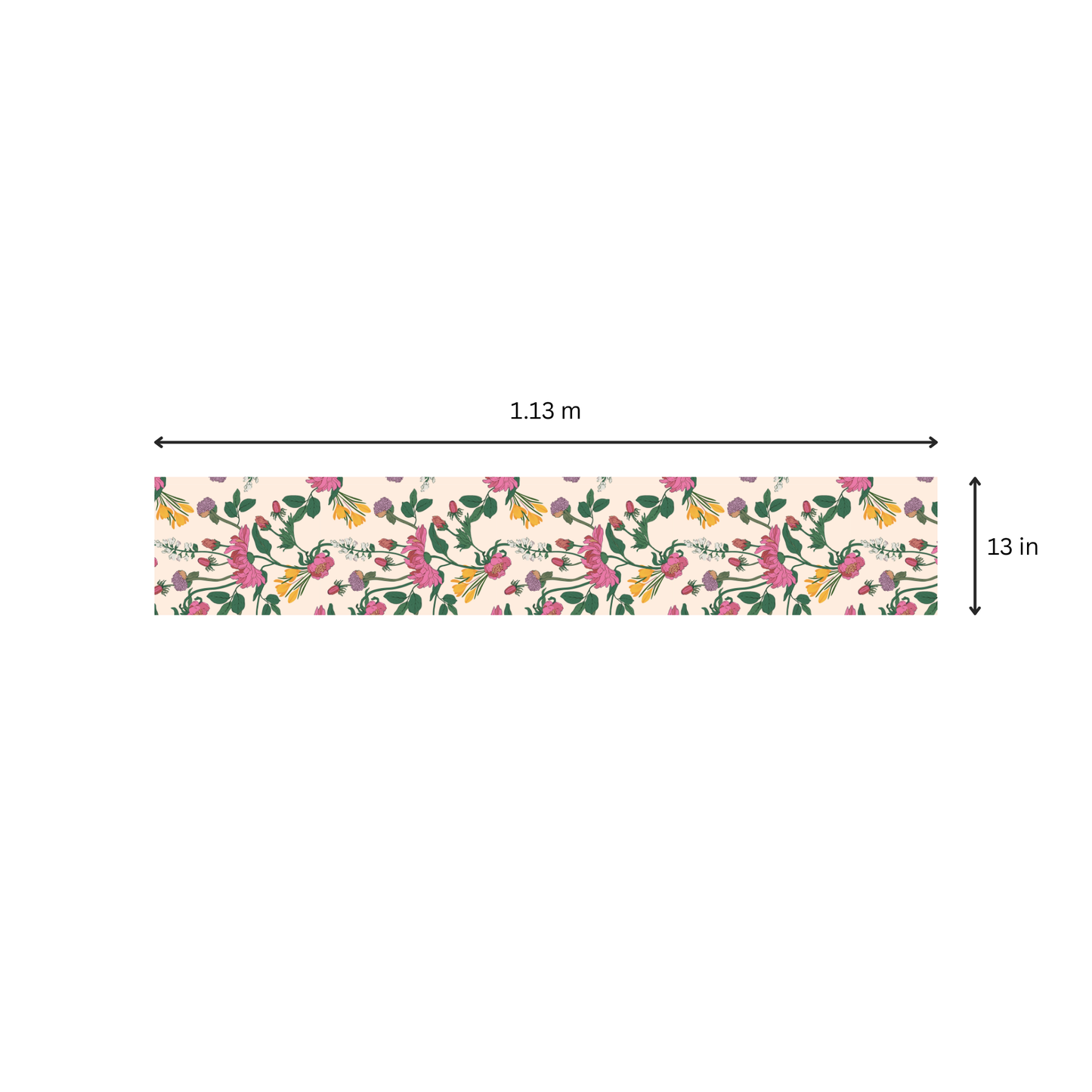 Pink Floral | Table Runner | Table Linen | Kitchen And Table Linen
