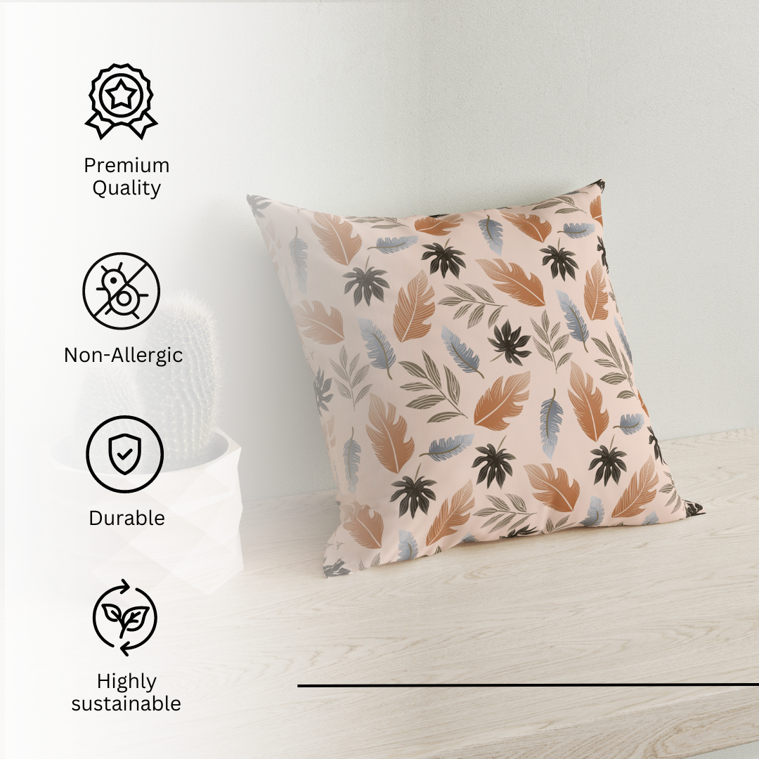 Earthy Foliage Cushion Cover Set of 2