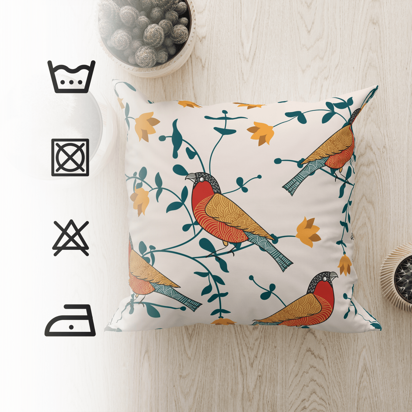 Birds Land Cushion Cover Set of 2
