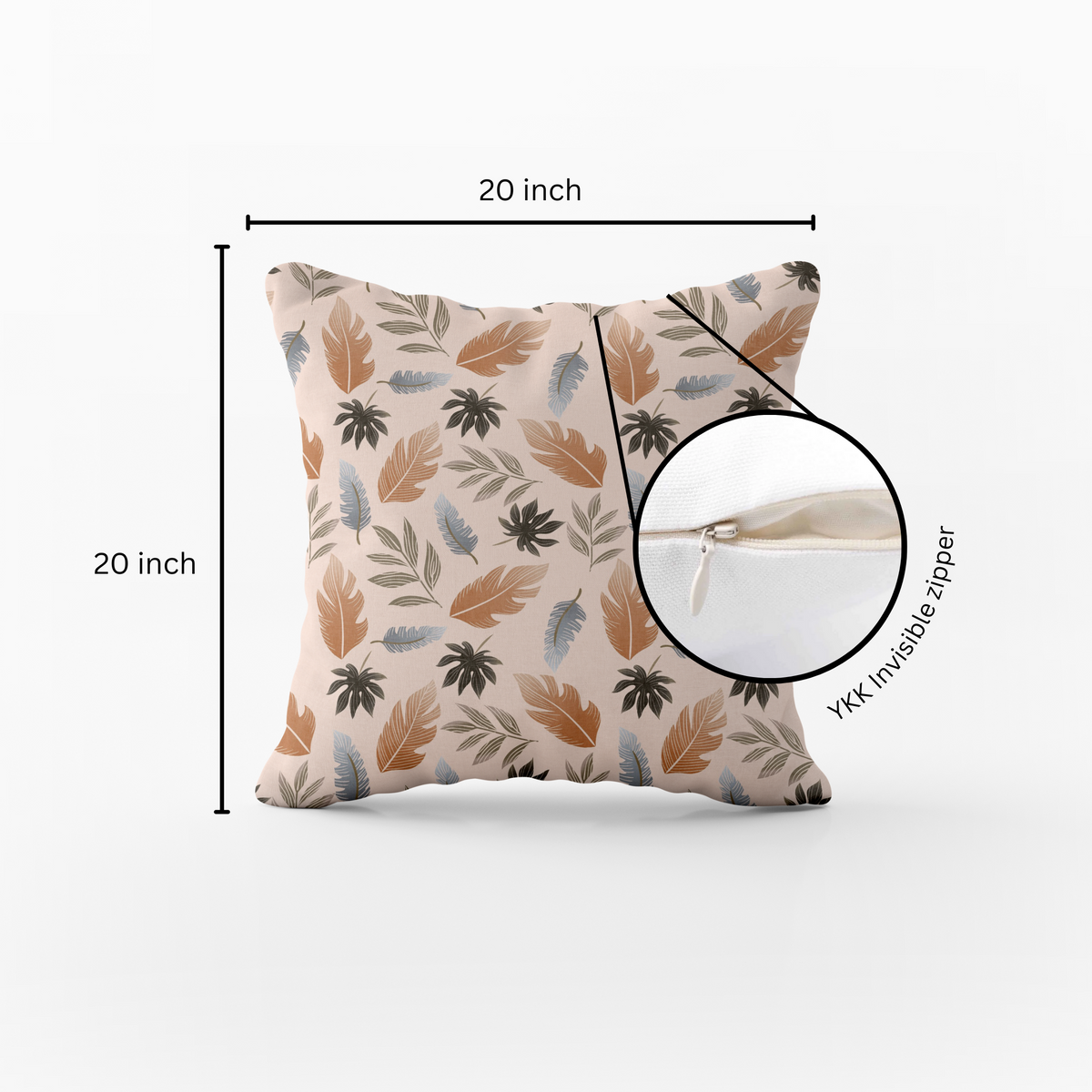 Earthy Foliage Cushion Cover Set of 2