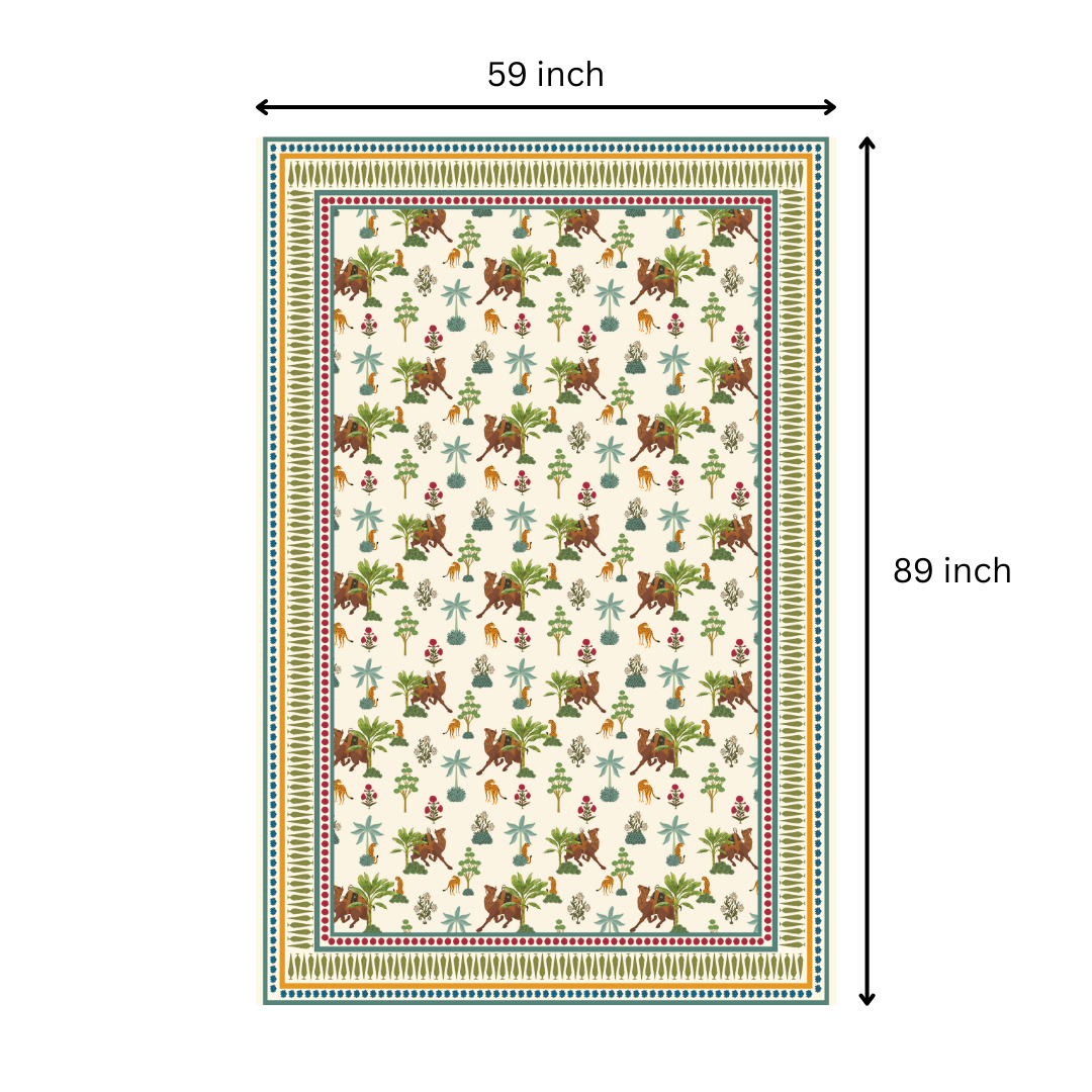Rajwadi Camel | Premium Quality | Table Cloth | Dining Table Cloth image 6