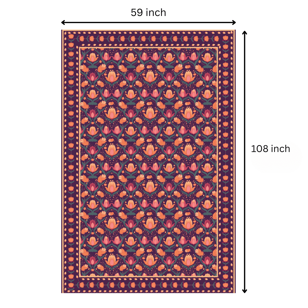 Lotus Buds | Premium Quality | Table Cloth | Dining Table Cloth image 7