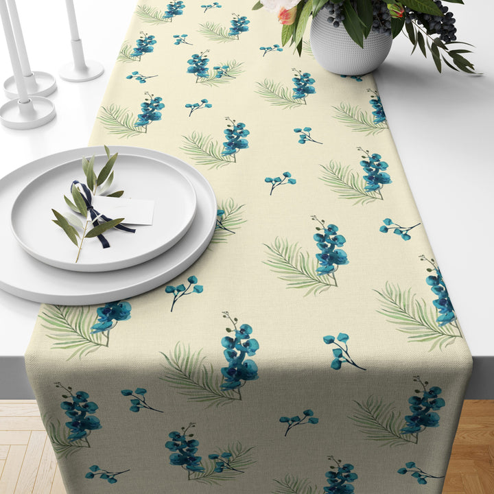 Watery Petal | Table Runner/ Table Linen| Premium Quality| Kitchen Linen image 0