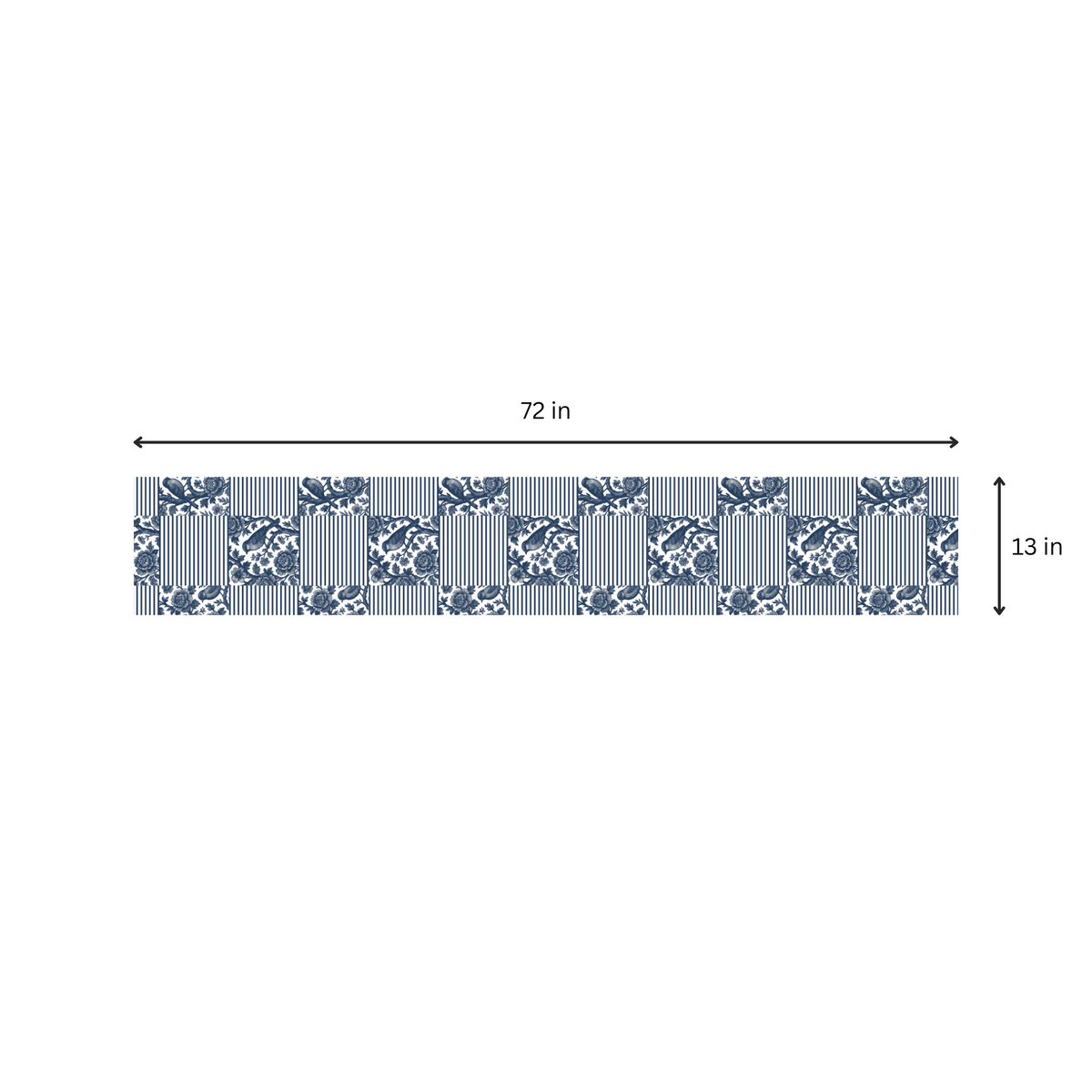 Blue Strips | Table Runner | Table Linen | Kitchen And Table Linen| Premium Quality