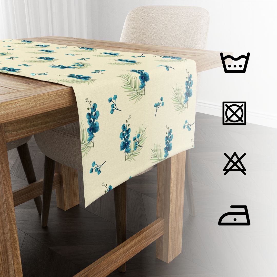Watery Petal | Table Runner/ Table Linen| Premium Quality| Kitchen Linen image 8