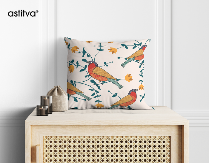 Birds Land Cushion Cover Set of 2