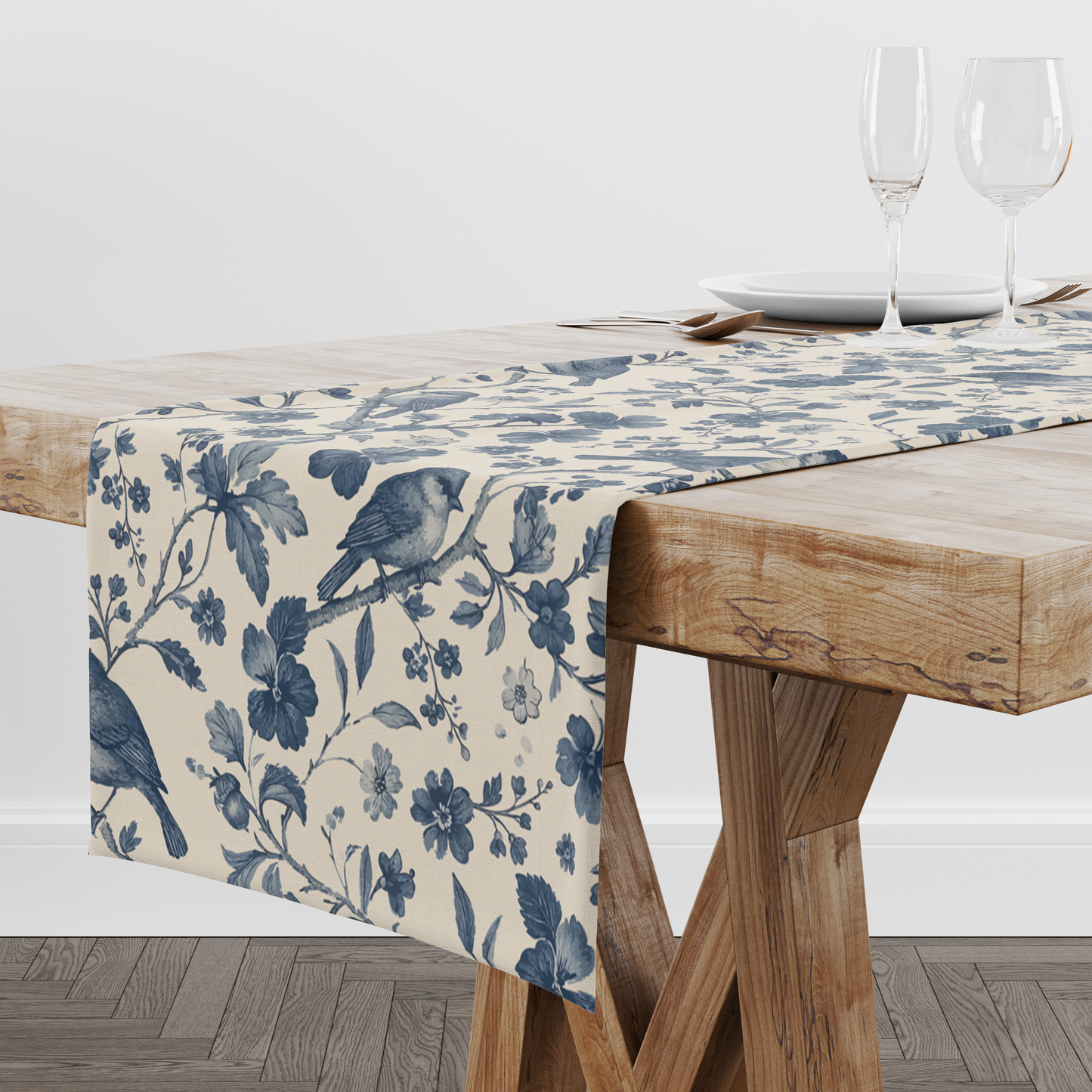Birds Roots| Table Runner | Table Linen | Kitchen And Table Linen