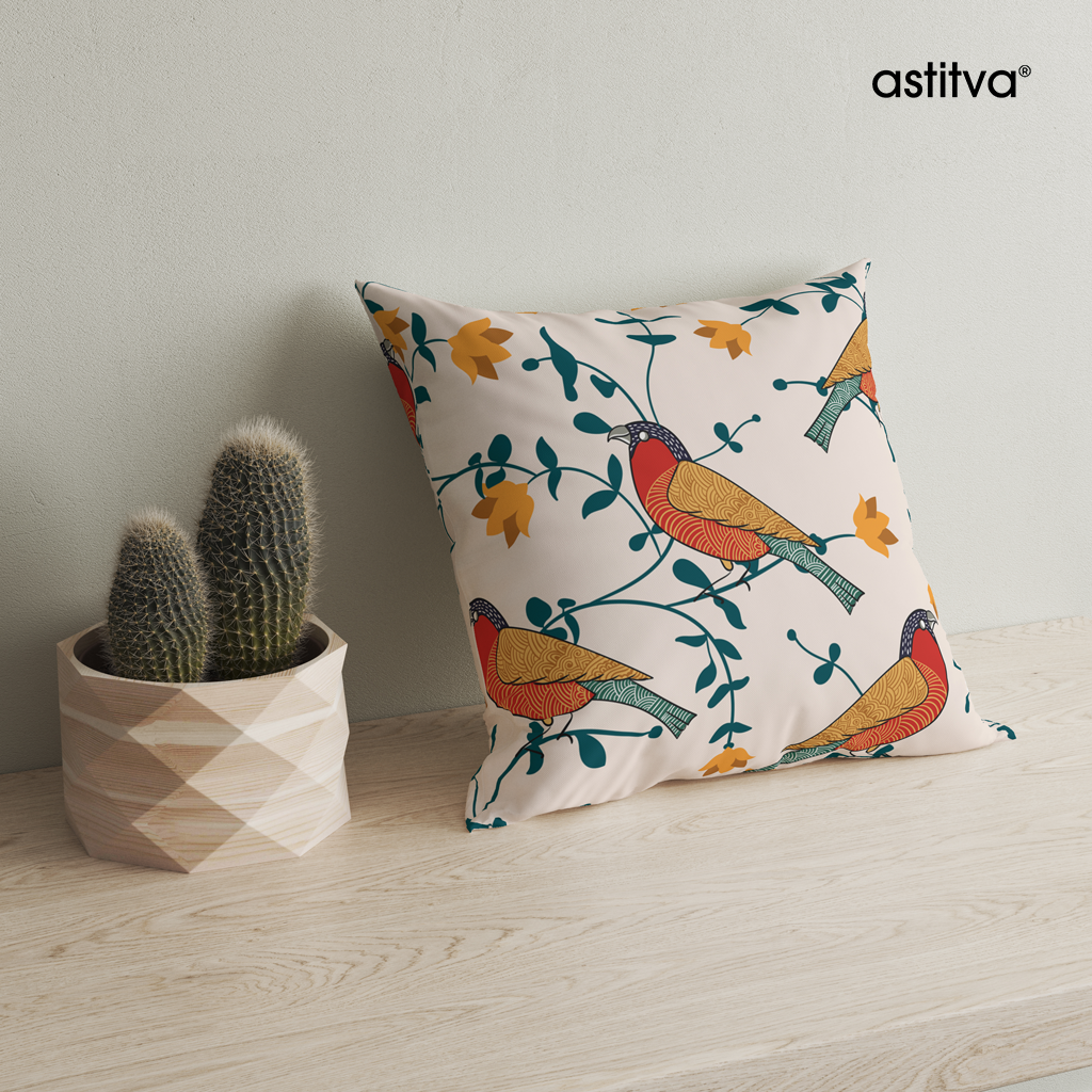 Birds Land Cushion Cover Set of 2