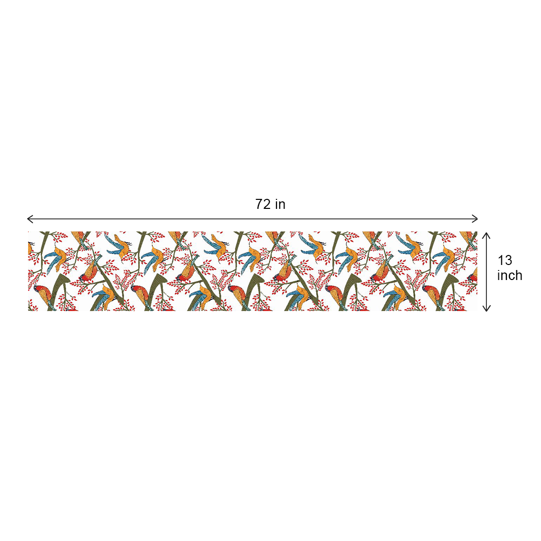 Bird Of Paradise| Table Linen/ Kitchen Linen| Table Runner| Premium Quality image 8