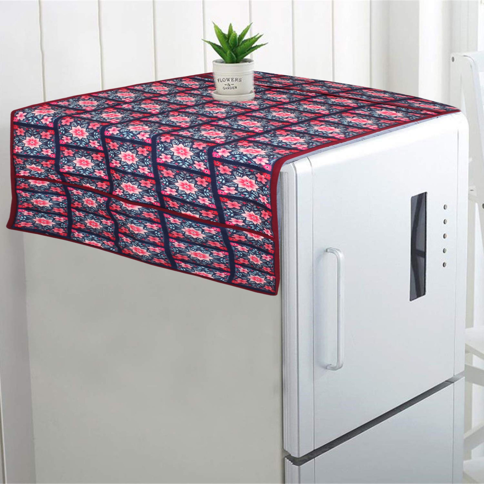 Royal Blue | Premium Quality | Fridge Cover | Fridge Protecter image 10