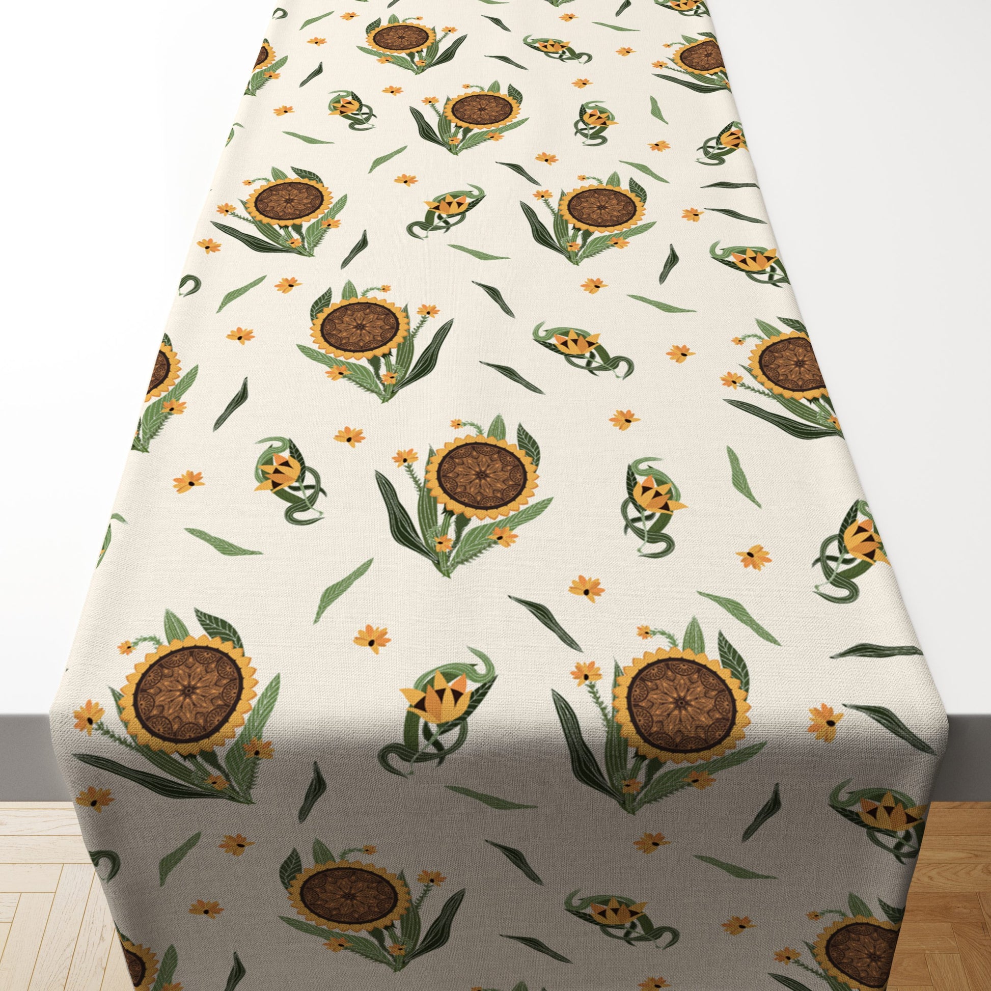 Sunflower| Table Linen/ Table Runner| Premium Quality| Kitchen Linen image 1