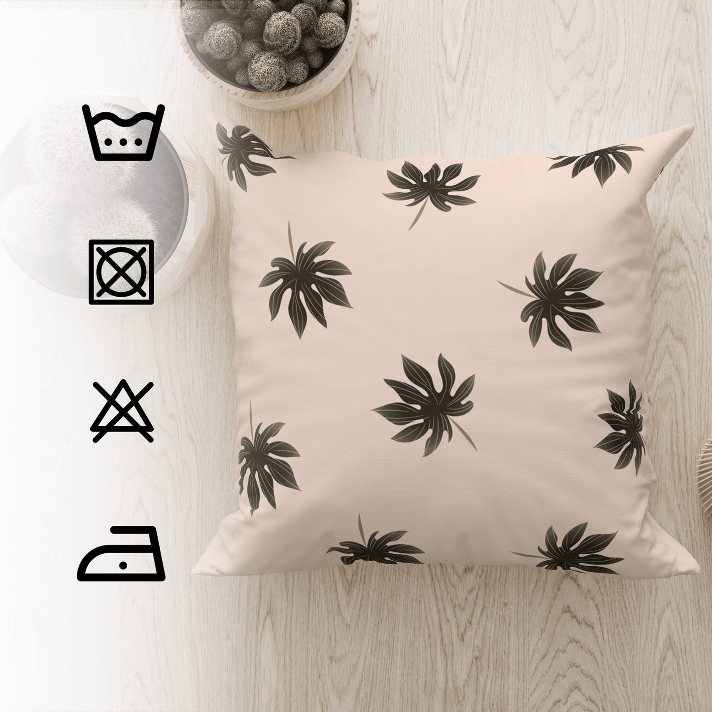 Tropical leaf Cushion Cover Set of 2
