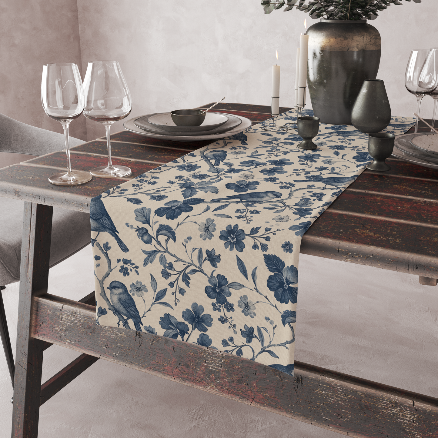 Birds Roots| Table Runner | Table Linen | Kitchen And Table Linen