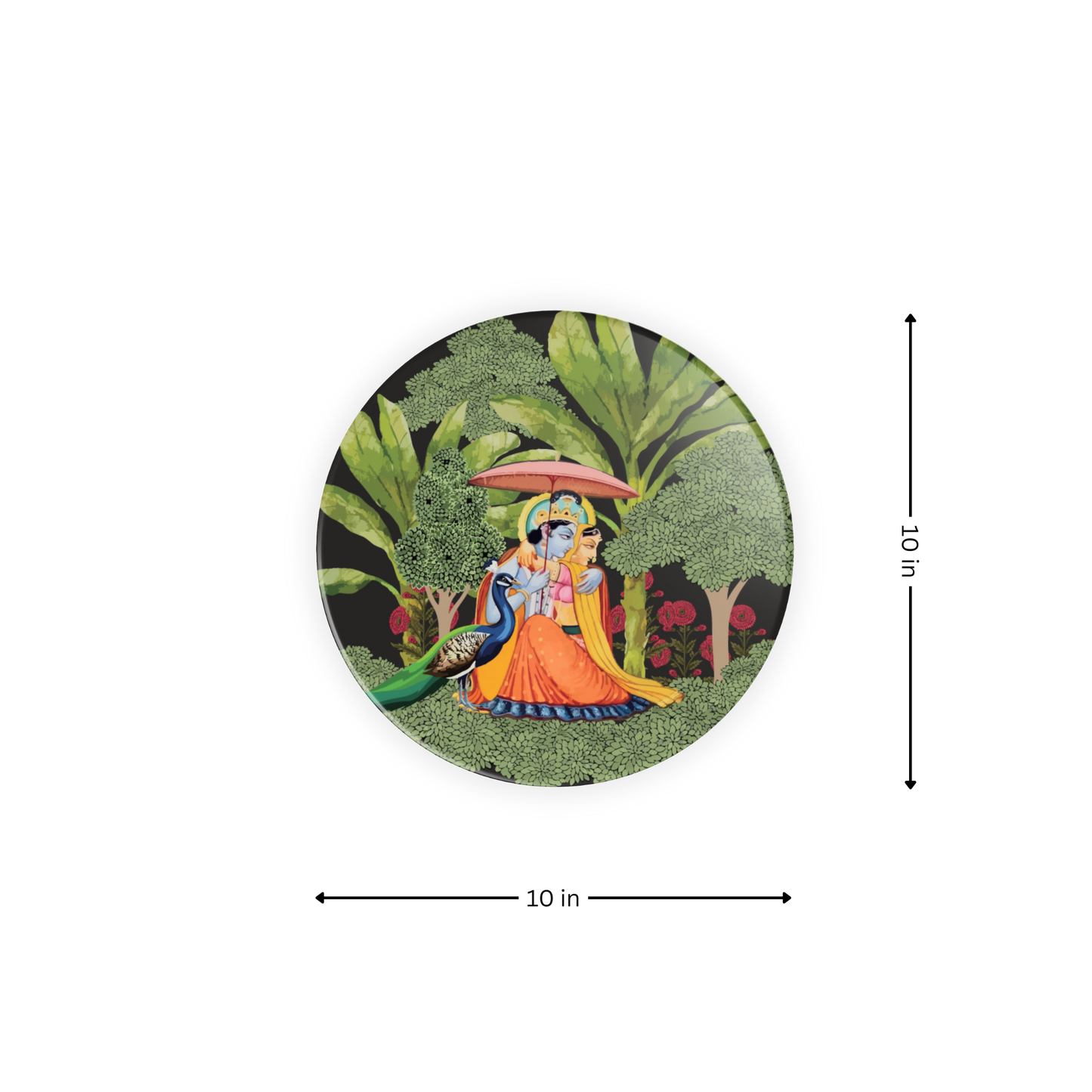 Madhubani | Premium Quality | Wall Plates/ Wall Art | Wall Hanging image 5