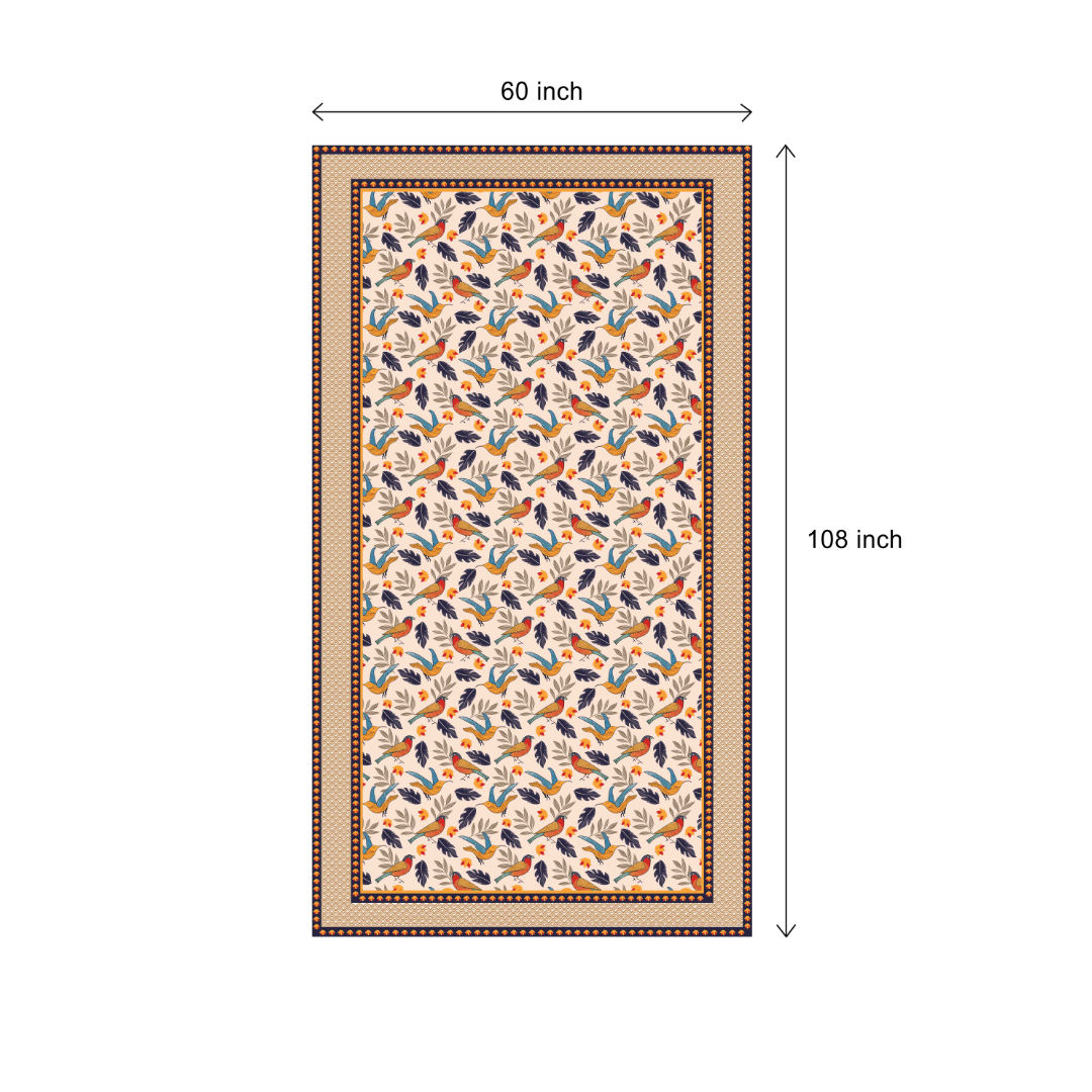 Chirpy Bird | Premium Quality | Table Cloth | Dining Table Cloth image 10